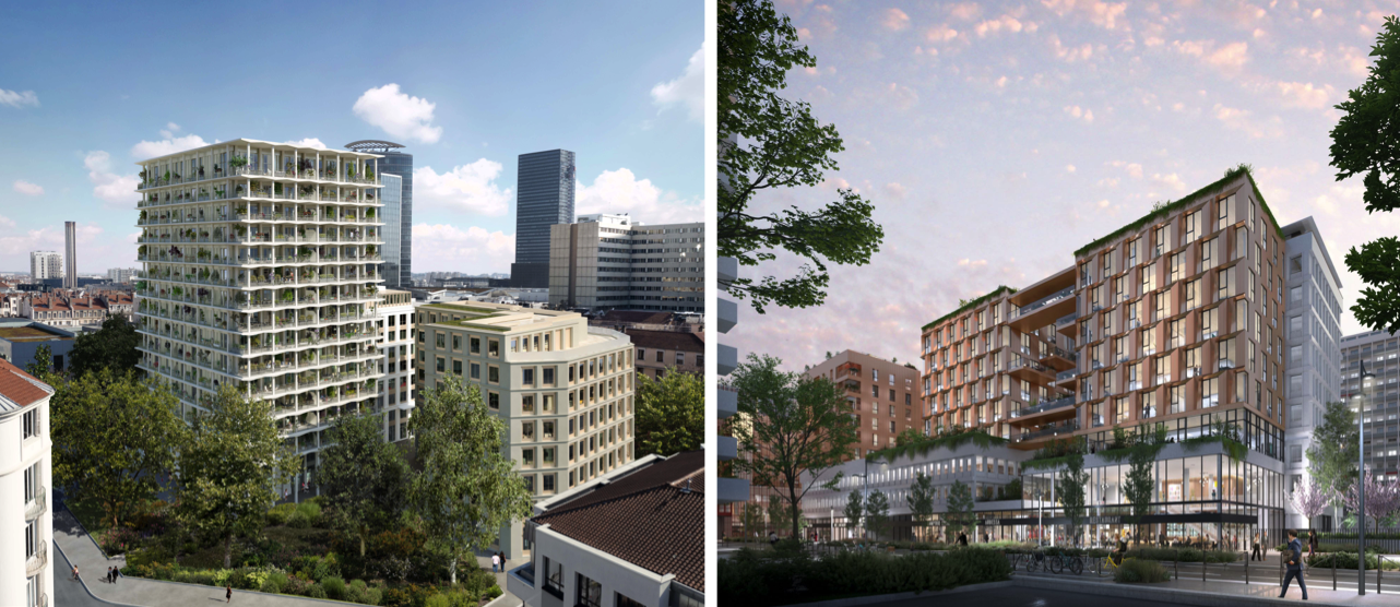 Lyon : Exemples de régénération urbaine, les projets Audessa et 6ème Art